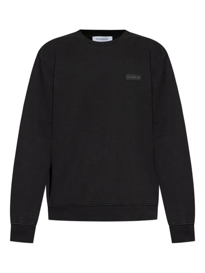 Givenchy Logo Patch Sweatshirt in Black