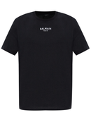 Balmain Paris Small Embroidered Logo T-Shirt in Black