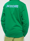 Jacquemus Le T-Shirt Gelo Print Ice Long Sleeved T-Shirt in Green