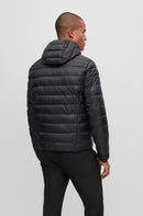 Hugo Boss Water-repellent Puffer Jacket Black