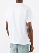 Gucci Interlocking 'G' Blue Logo T-Shirt in White