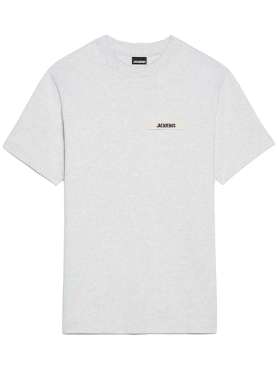 Jacquemus Le Gros Grain Logo T-Shirt Grey