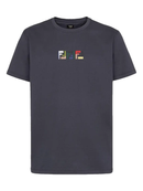 Fendi Triple FF Logo T-Shirt in Navy