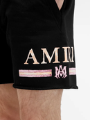 Amiri MA Watercolour Bar Shorts in Black
