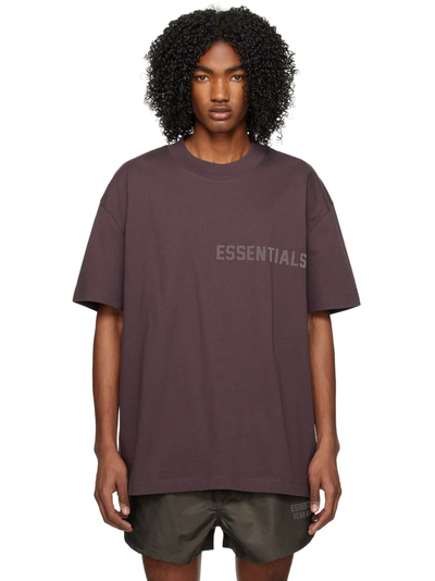 Fear of God Essentials T-Shirt (SS23) in Plum