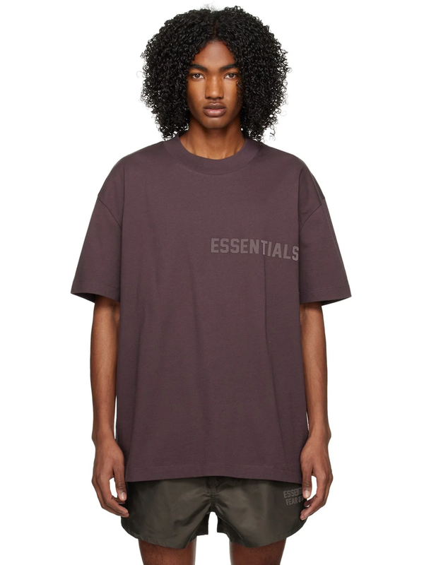 Fear of God Essentials T-Shirt (SS23) in Plum
