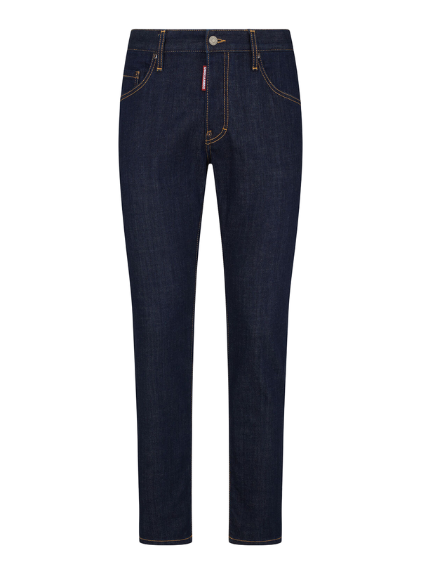 Dsquared2 Dark Rinse Wash Cool Guy Blue Jeans in Navy