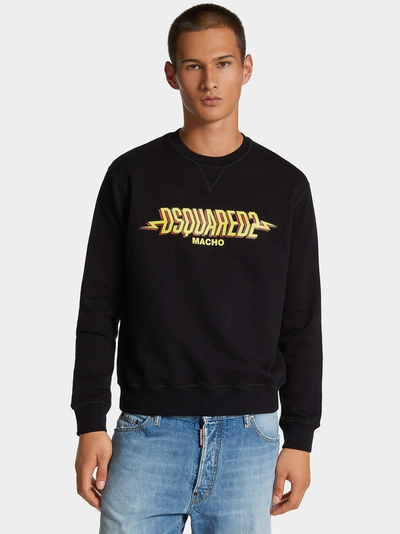 Dsquared2 Macho Sweatshirt in Black