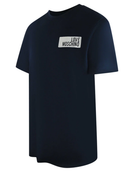 Love Moschino Block Logo T-Shirt in Navy