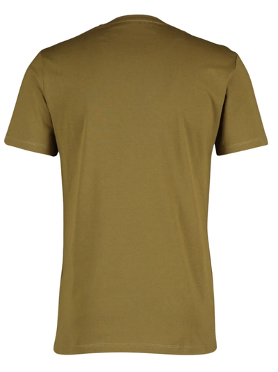 Balmain Embossed Logo T-Shirt in Khaki