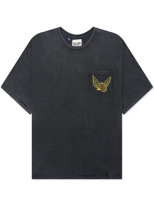 Gallery Dept Flying Brain Pocket T-Shirt in Black