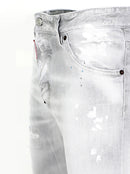 Dsquared2 Multi Paint Abstract Jeans in Grey