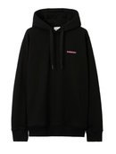 Burberry Pink Oak Leaf Crest Logo Hoodie in Black