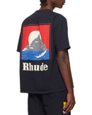 Rhude Moonlight Regatta T-Shirt in Washed Black