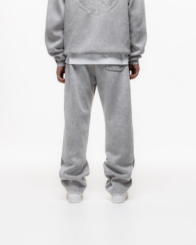 Magiri Embroidered Acid Wash Joggers in Washed Oatmeal