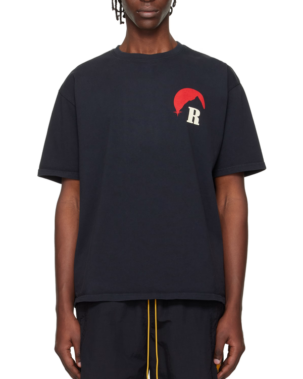 Rhude Moonlight Regatta T-Shirt in Washed Black