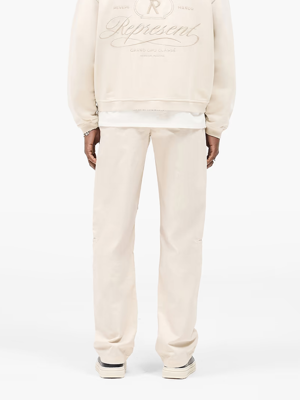 Represent Front Pocket Cargo Trousers in Champagne