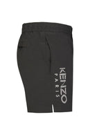 Kenzo Short Paris Logo Swimshorts in Black