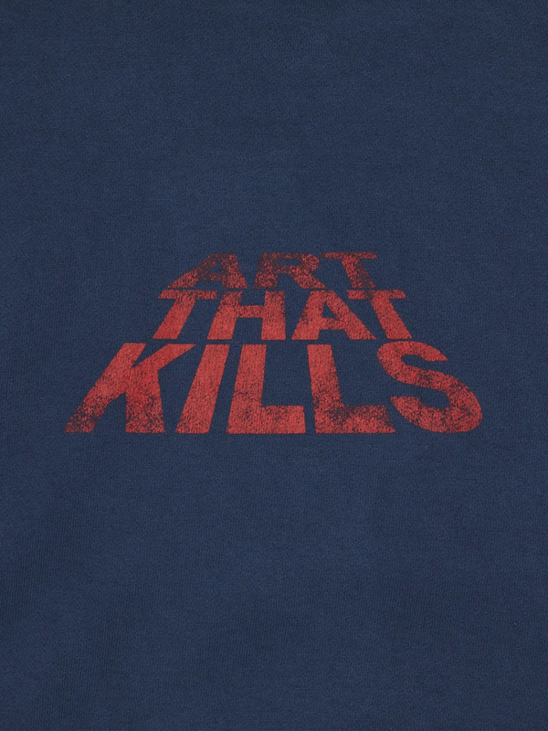 Gallery Dept ATK Stacked Logo Hoodie in Navy