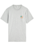 Loewe Anagram Embroidered T-Shirt in Grey Melange