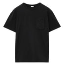 Loewe Relaxed Fit Tonal Pocket Logo T-Shirt in Black