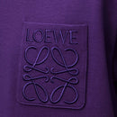 Loewe Relaxed Fit Tonal Pocket Logo T-Shirt in Tennis Purple
