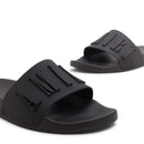 Amiri Logo Pool Sliders in Black