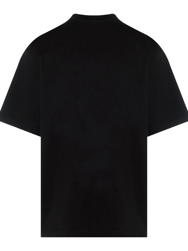 Balenciaga Reversed Logo Print T-Shirt in Black