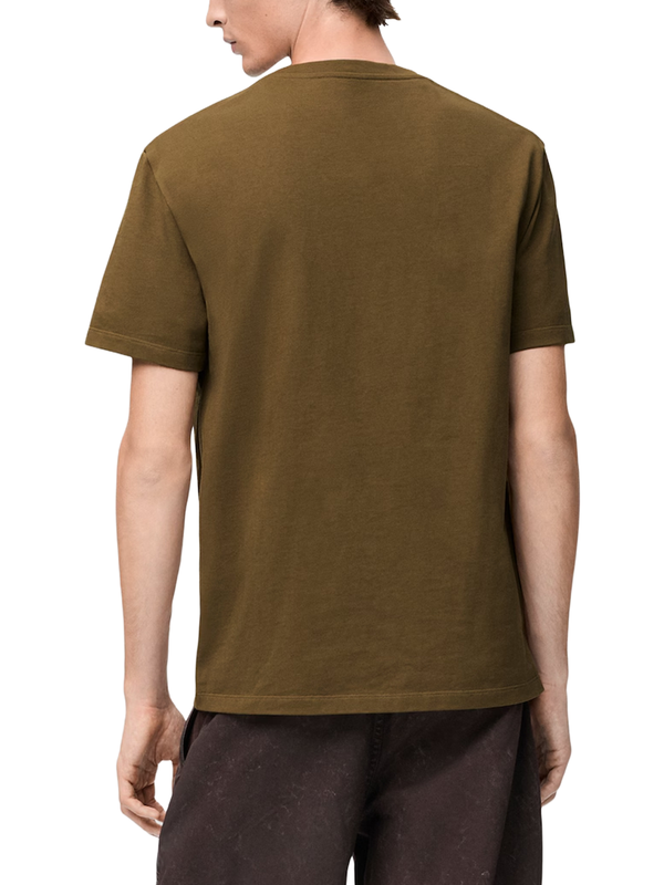 Loewe Pocket Embroidered Logo T-Shirt in Khaki Green