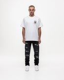 Magiri Noir Ripped Slim Jeans in Black