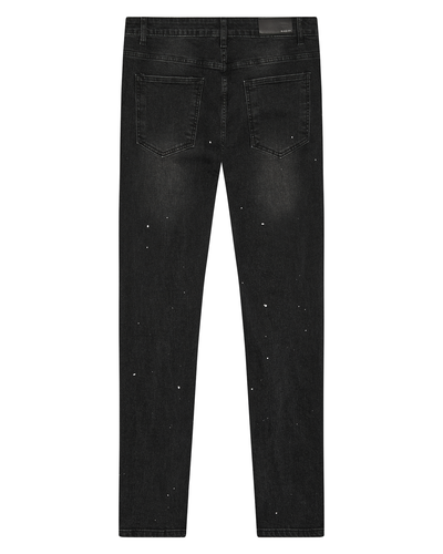 Magiri Noir Ripped Slim Jeans in Black
