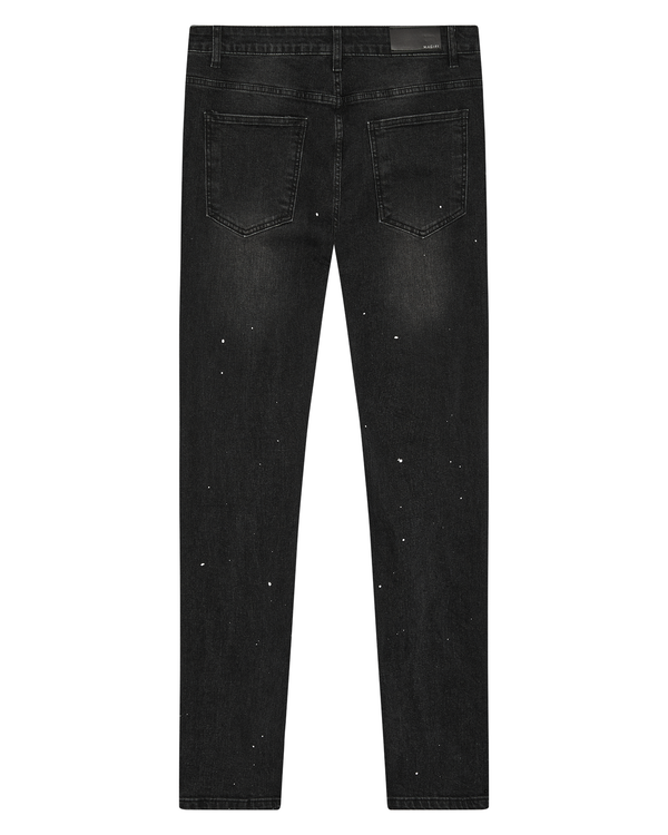 Magiri Noir Ripped Slim Jeans in Black