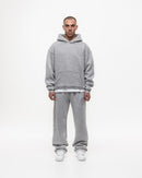 Magiri Embroidered Acid Wash Joggers in Washed Oatmeal