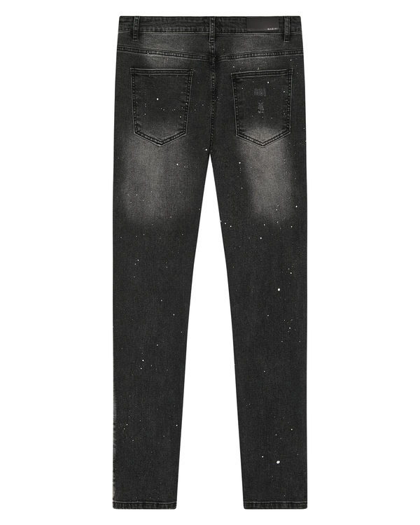 Magiri Ombre Slim Jeans in Black