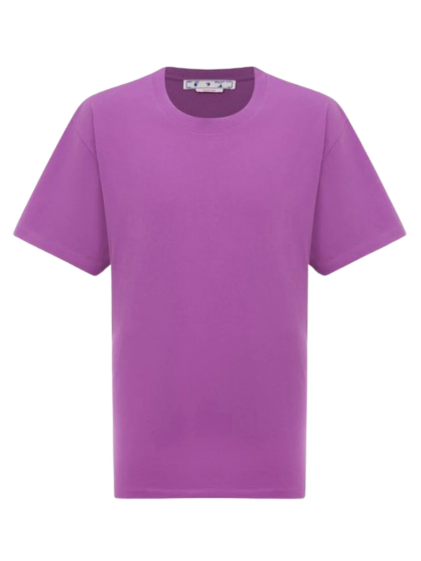 Off White Diag Oversized Purple T Shirt