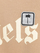 Palm Angels Bold Angels Logo Beige Sweatshirt