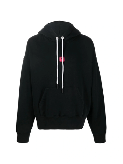 Palm Angels Bold Angels Pxp Logo Black Hoodie
