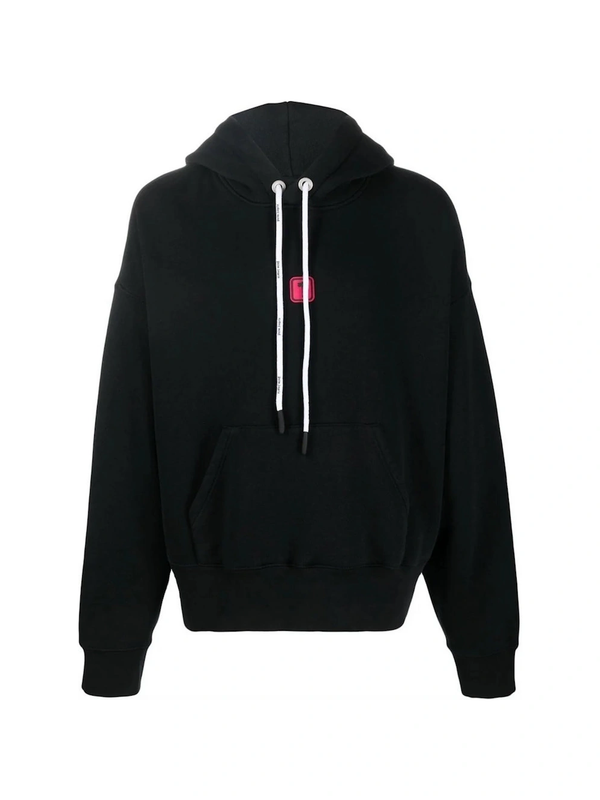 Palm Angels Bold Angels Pxp Logo Black Hoodie