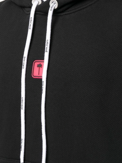 Palm Angels Bold Angels Pxp Logo Black Hoodie