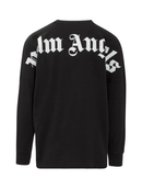 Palm Angels Classic Logo Long Sleeve Black T Shirt