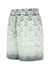 Casablanca Gradient Heart Monogram Silk Shorts in Grey