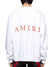 Amiri Red MA Logo Printed Sweatshirt in White