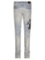 Amiri Wes Lang Reaper Logo Clay Indigo Jeans in Blue