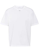 Prada Small Logo Print T-Shirt in White