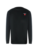 Love Moschino Heart Logo Sweatshirt in Black