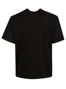 Amiri Black Staggered Logo Print T-Shirt in Black