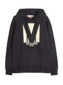 Valentino Chez Valentino Print Hoodie in Black