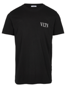 Valentino Small VLTN Logo T-Shirt in Black