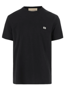 Valentino Small Embroidered Logo T-Shirt in Black