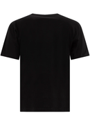 Valentino Small Embroidered Logo T-Shirt in Black
